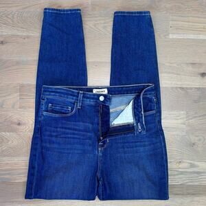 L’agence Monique Ultra High Rise Skinny Jeans Dark Rinse USA Womens Size 29